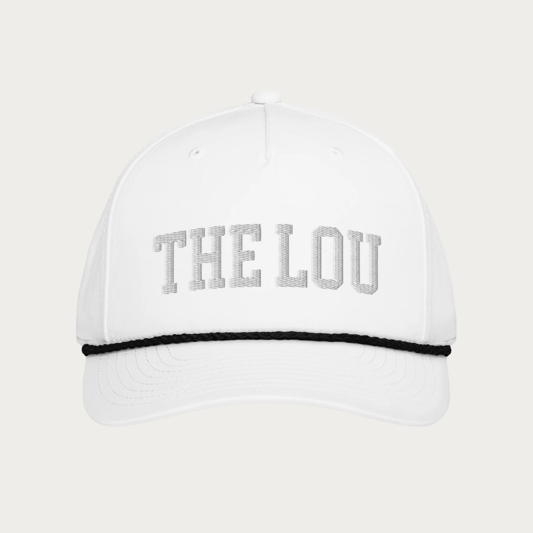 THE LOU whiteout rope cap