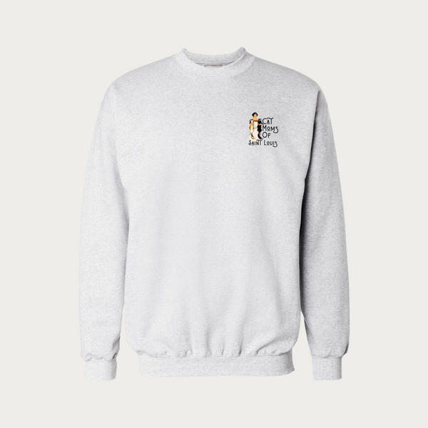 Cat Moms of Saint Louis Ash Crewneck