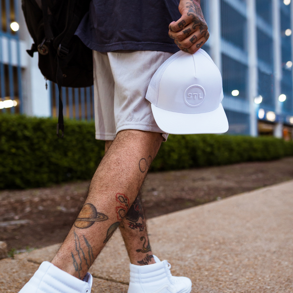 City Circle Puff Curved Bill Trucker