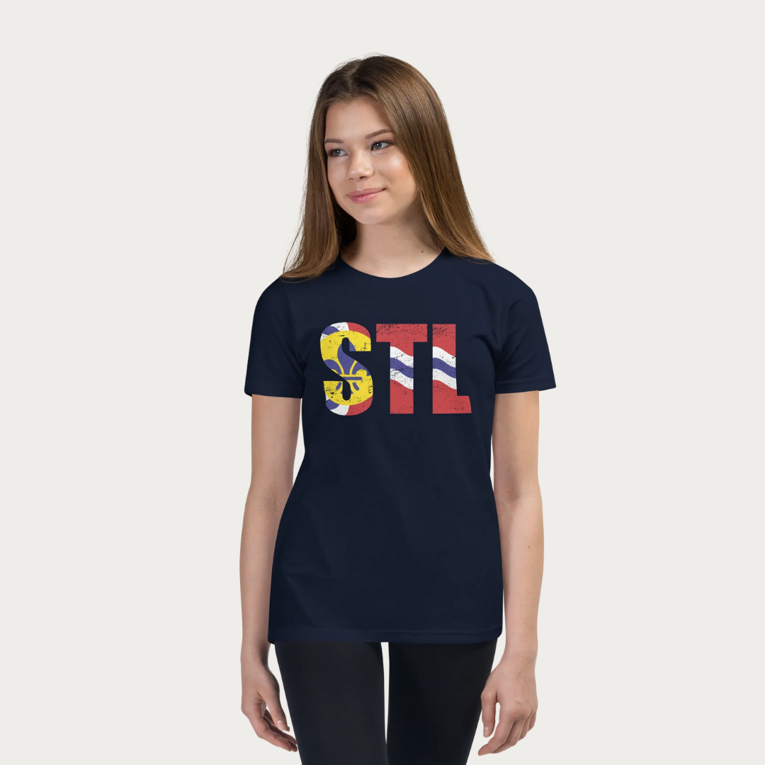 STL Flag Youth Short Sleeve T-Shirt