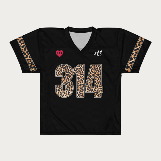 Leopard 314 American football jersey