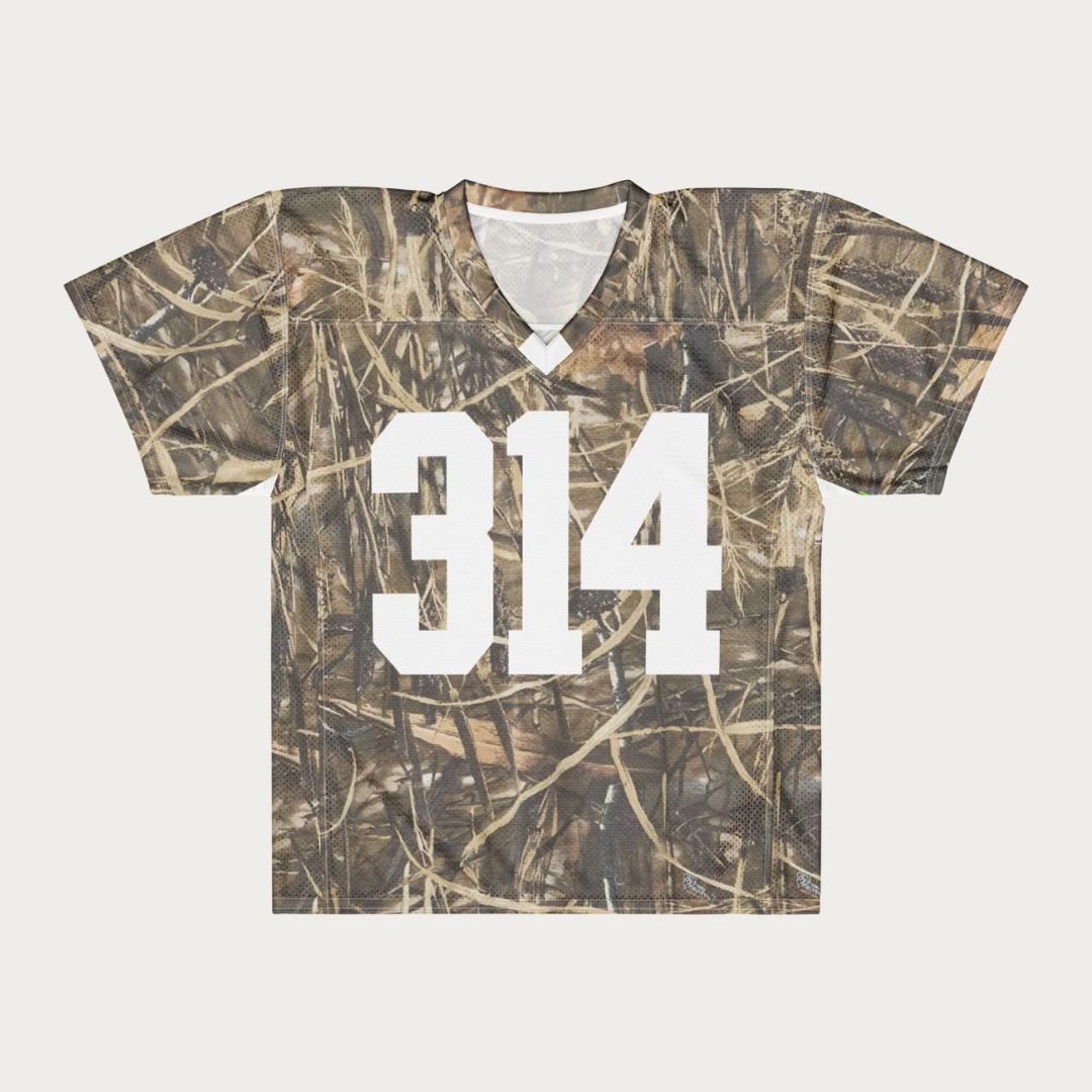 Camo 314 football jersey