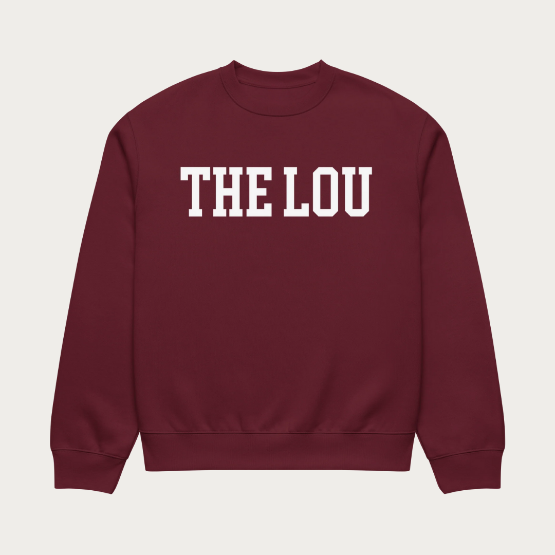 THE LOU Oversized heavyweight sweatshirt