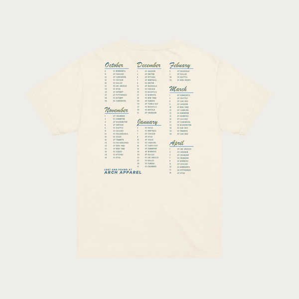 Saint Louis Hockey Tour Unisex oversized t-shirt - Vintage White