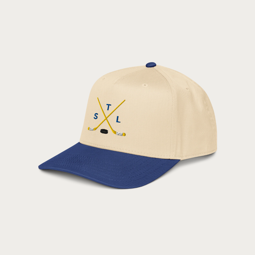Crossed Sticks 5 panel cap