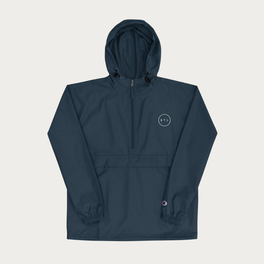City Circle Embroidered Champion Packable Jacket