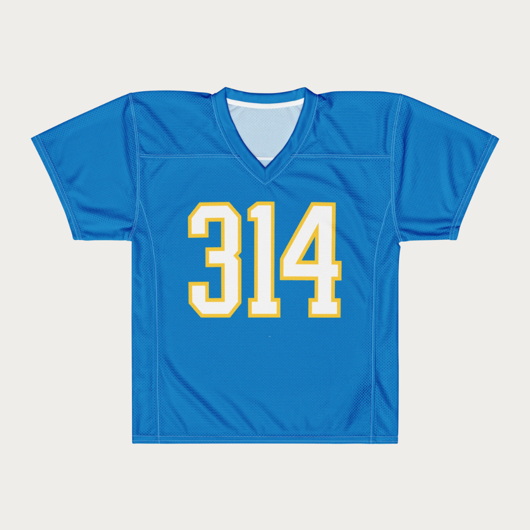 314 bluewave football jersey