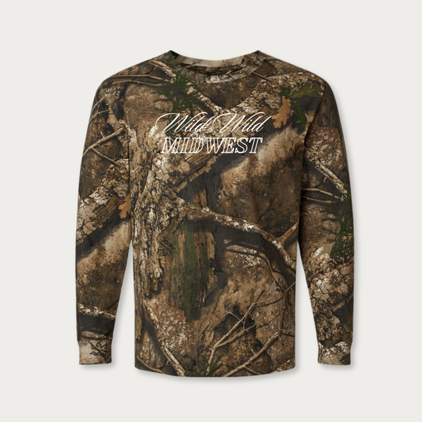 Wild Wild Midwest Realtree Camo Long Sleeve Tee