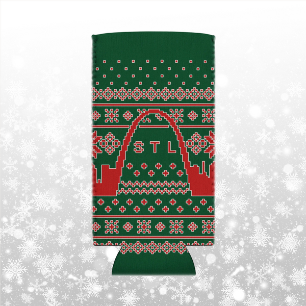 Holiday Skyline Koozie