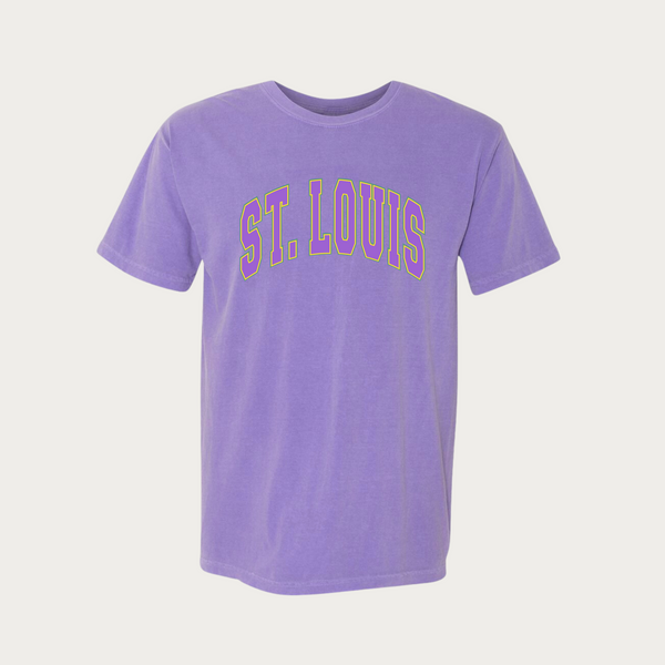 Mardi Gras Collegiate Structured Tee