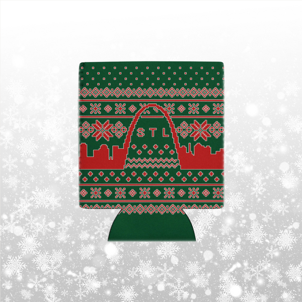 Holiday Skyline Koozie