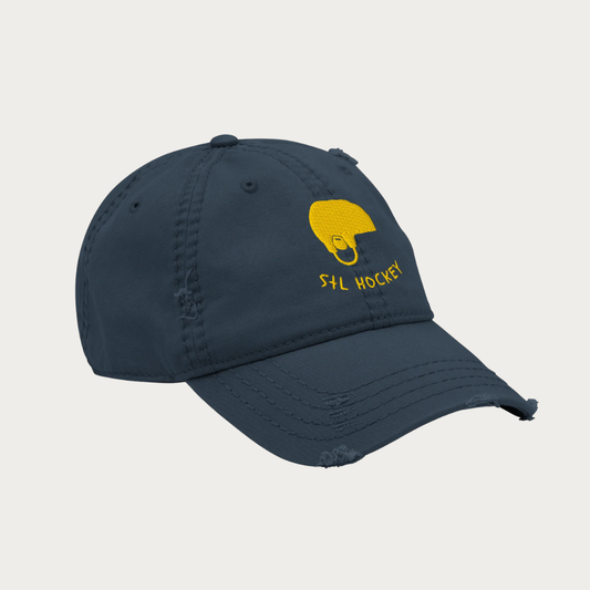 Helmet Distressed Dad Hat