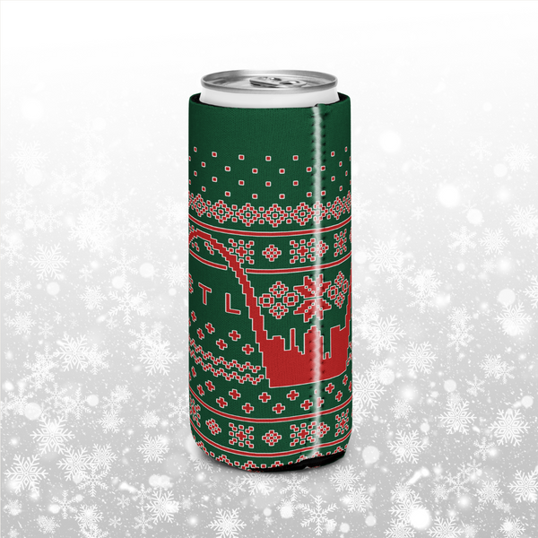 Holiday Skyline Koozie