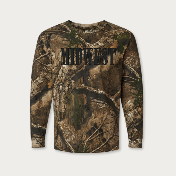 Blackout Midwest Realtree Camo Long Sleeve Tee