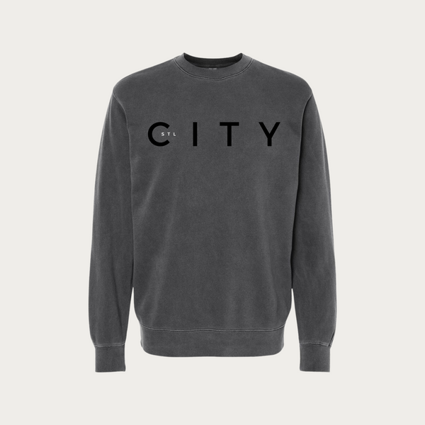 STL City Pigment Dyed Crewneck