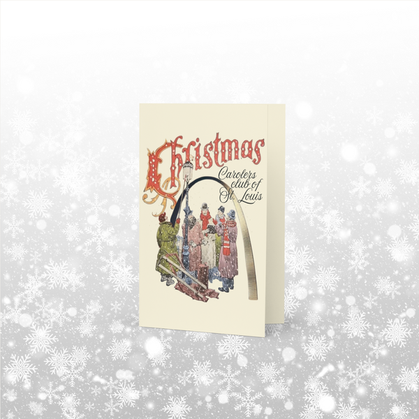 Christmas Carolers of St. Louis Greeting card