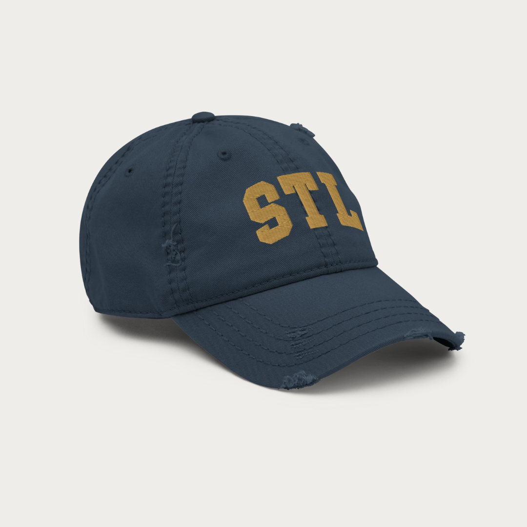 STL Distressed Dad Hat