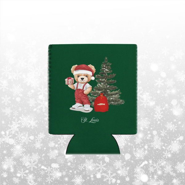 Holiday Bear Koozie