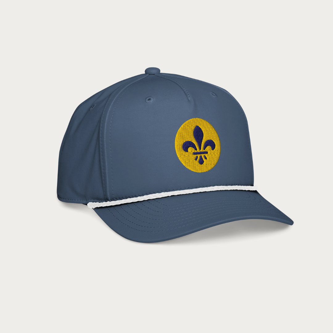Fleur de Lis Classic rope cap