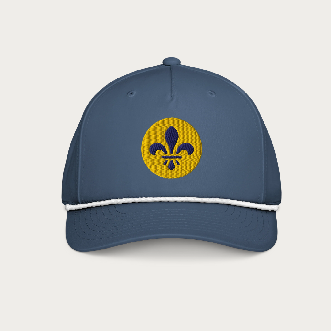Fleur de Lis Classic rope cap