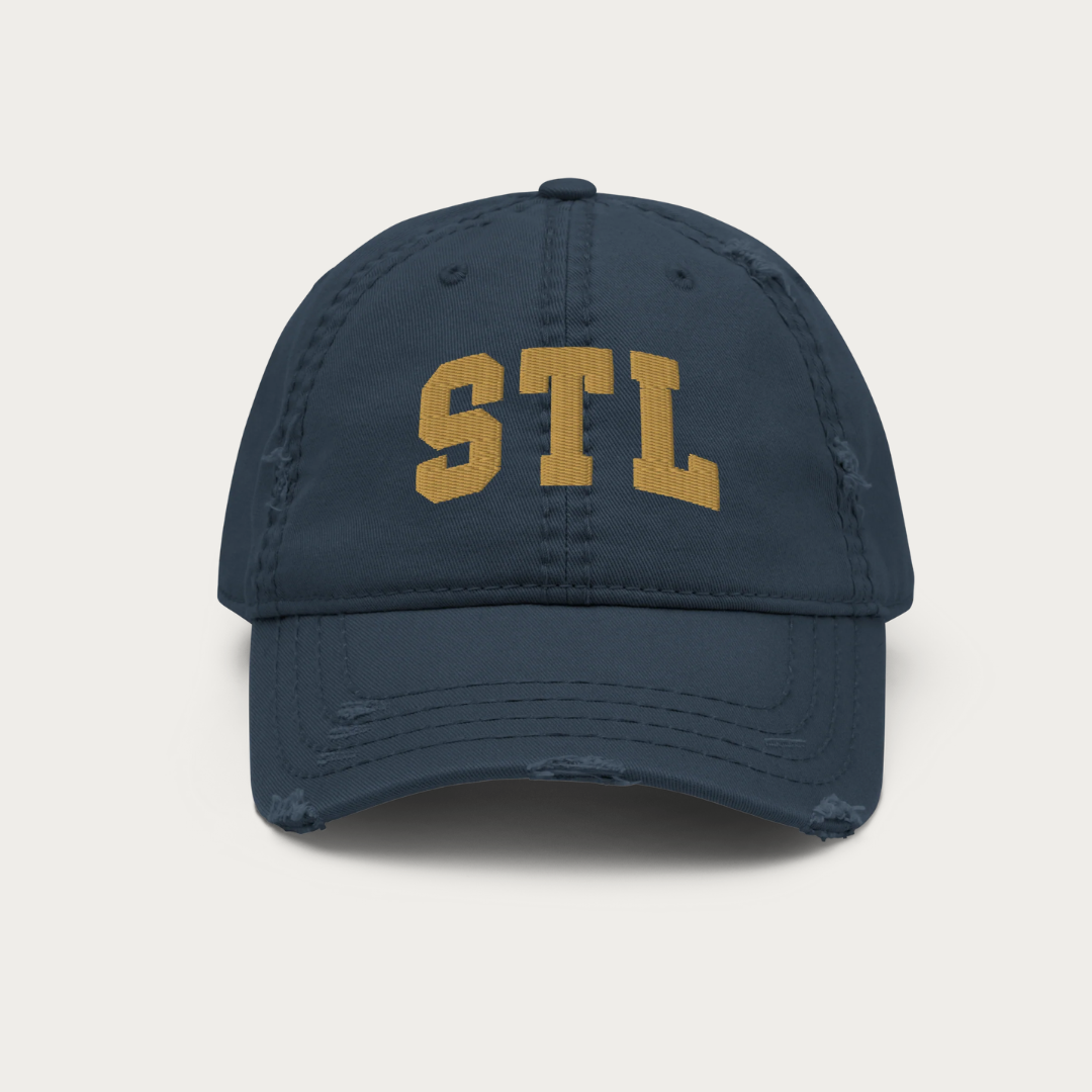 STL Distressed Dad Hat