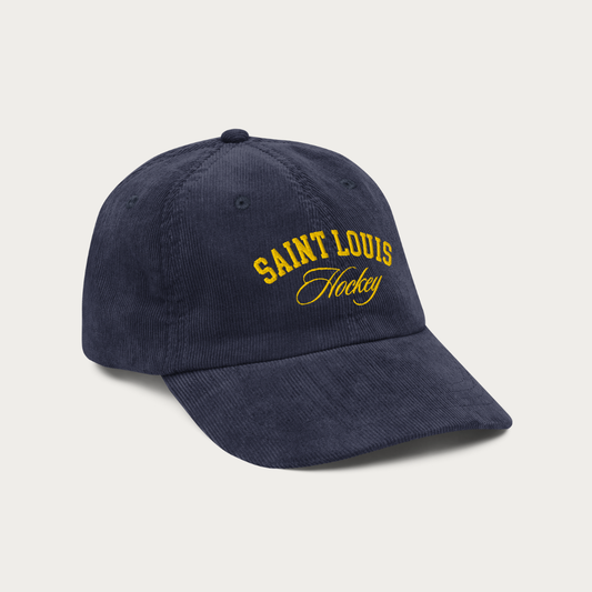 Vintage Hockey corduroy cap