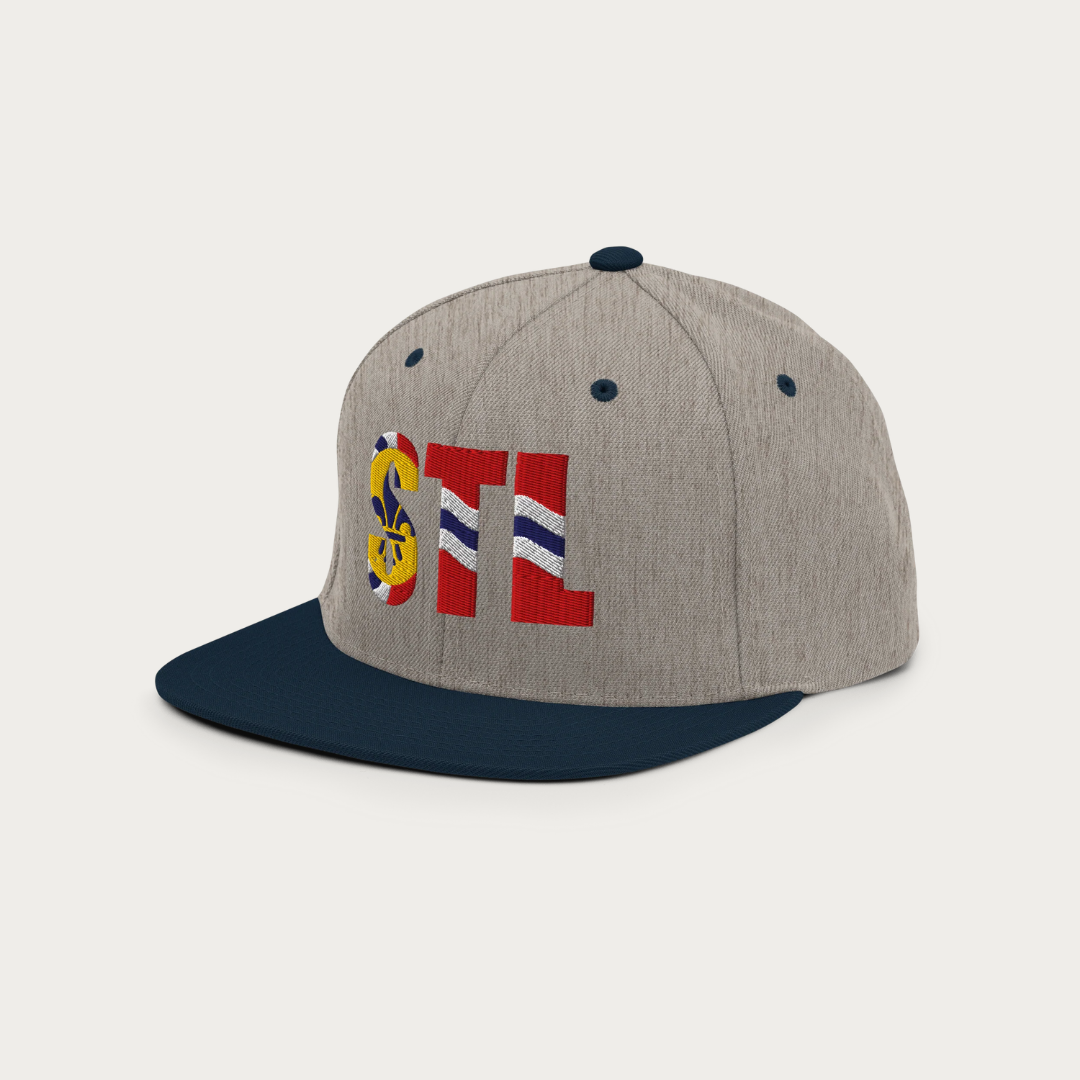 STL Flag Snapback Hat