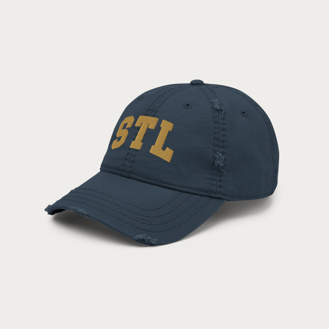 STL Distressed Dad Hat