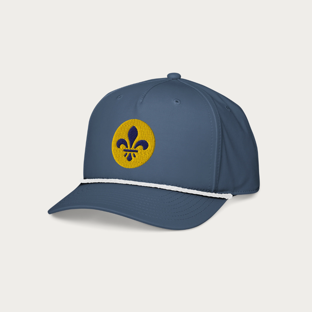 Fleur de Lis Classic rope cap