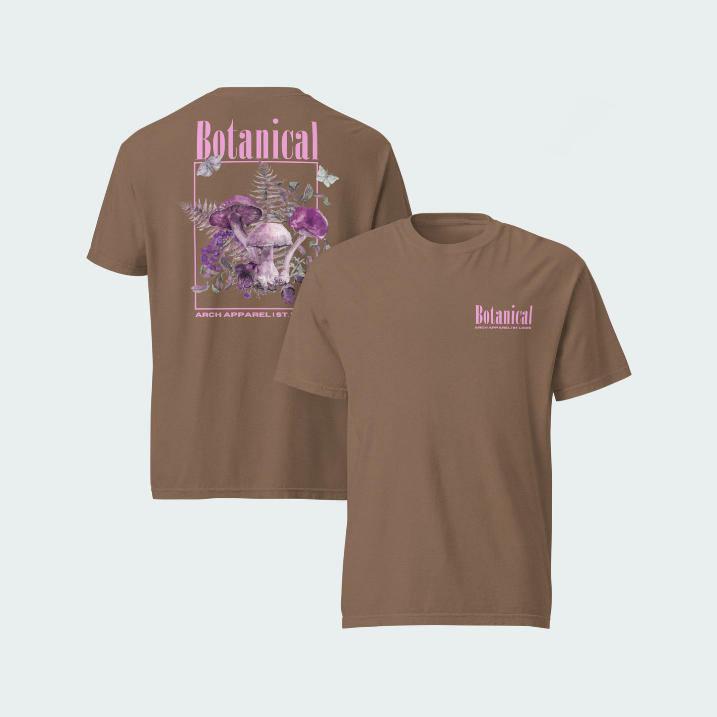 Botanical garment-dyed t-shirt