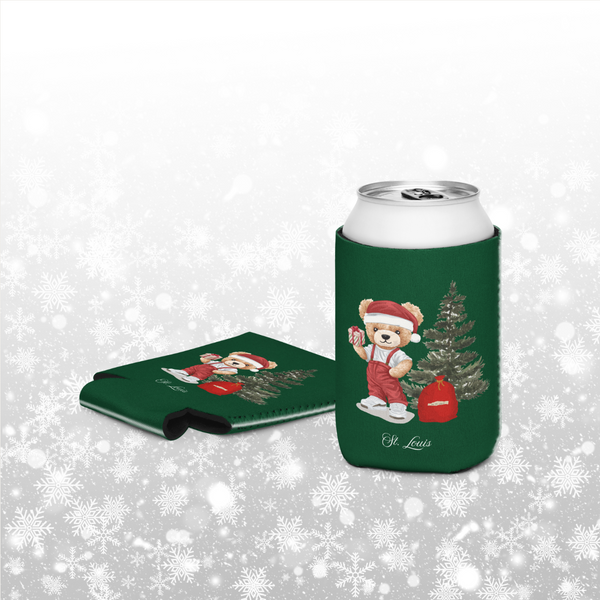 Holiday Bear Koozie