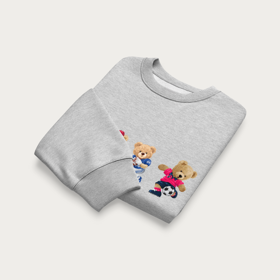 Hockey Bear Oversized heavyweight sweatshirt