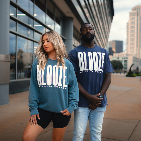 BLOOZE St. Louis Hockey Pigment Crewneck