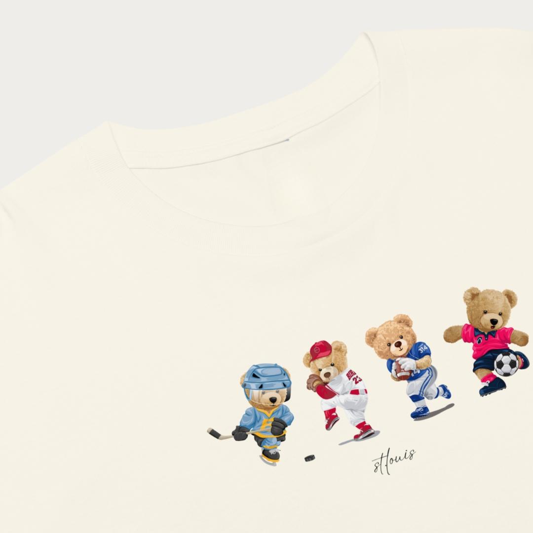 Sporty Bears Women's Boxy Crewneck