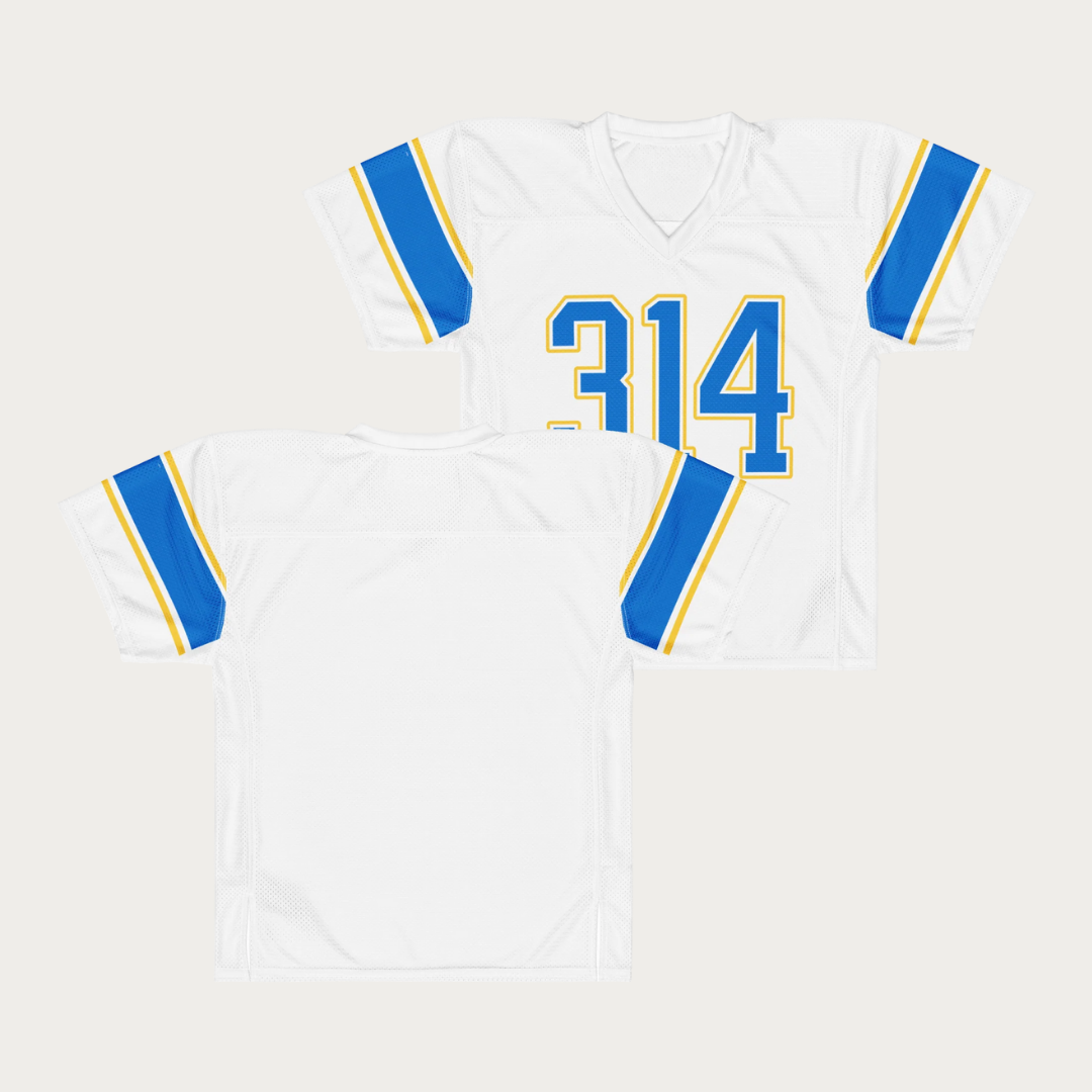 314 whitewave football jersey