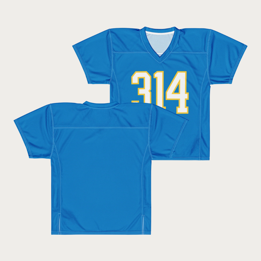 314 bluewave football jersey