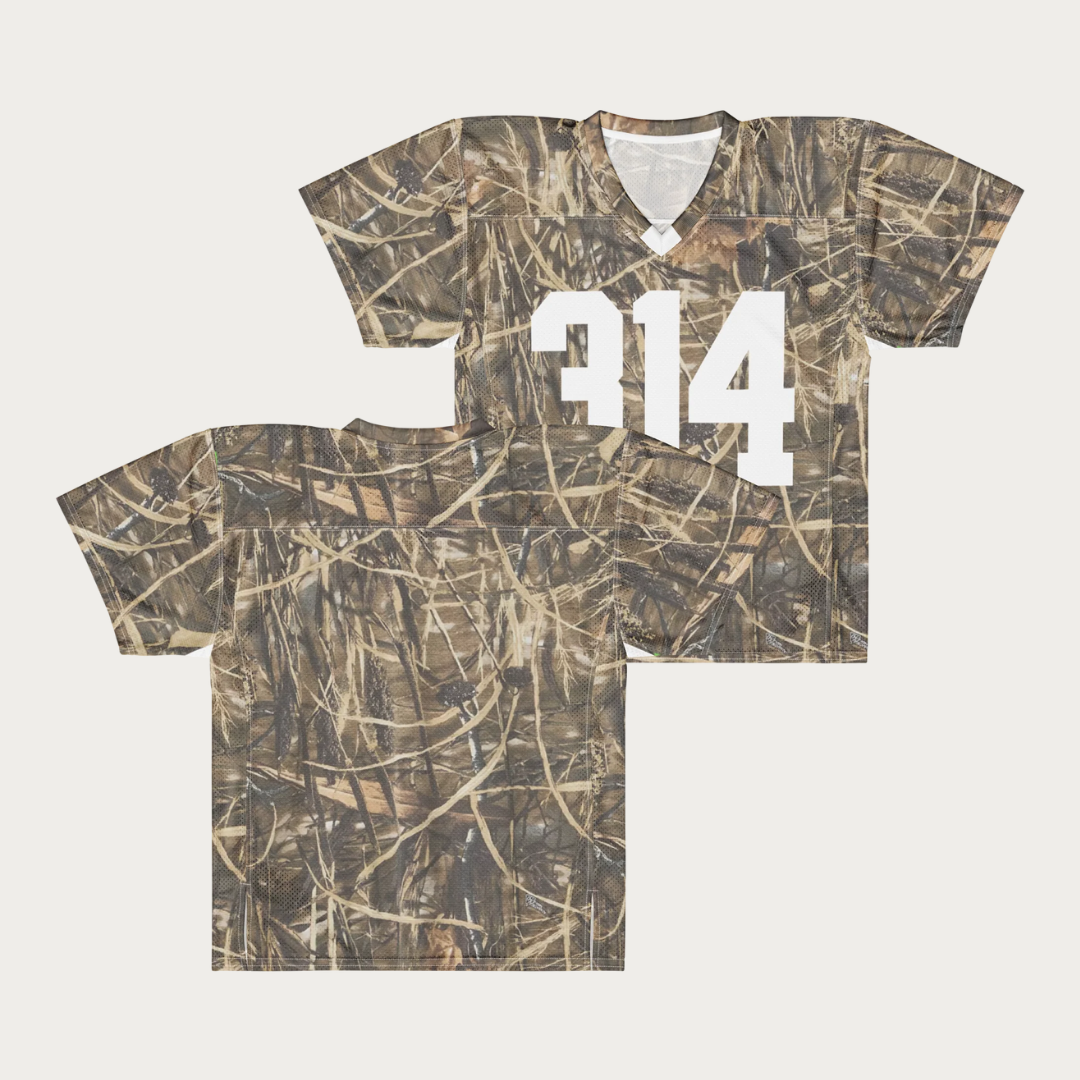 Camo 314 football jersey