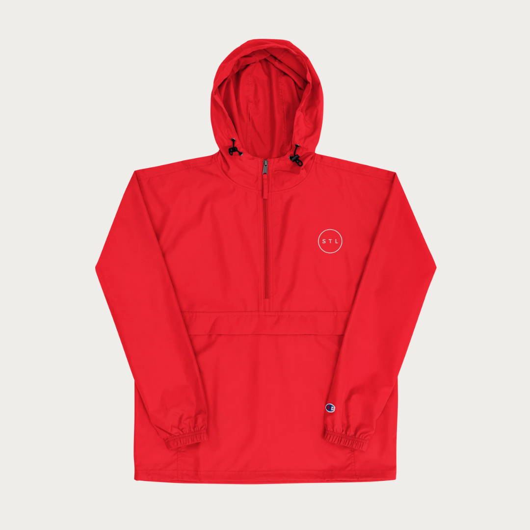 City Circle Embroidered Champion Packable Jacket