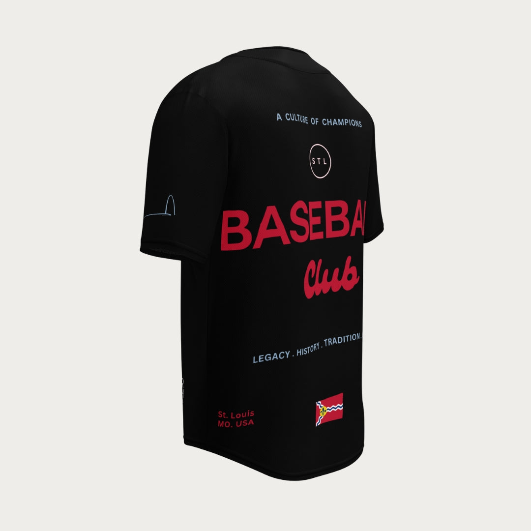 Black STL Baseball jersey