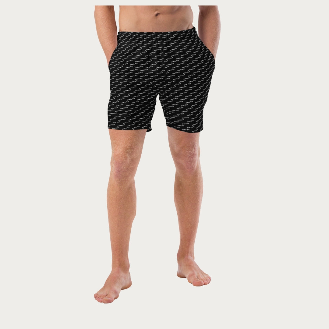 Subtle Black Swim Shorts