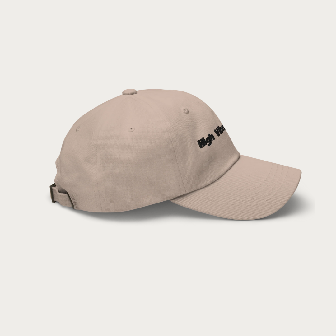high vibes Dad hat
