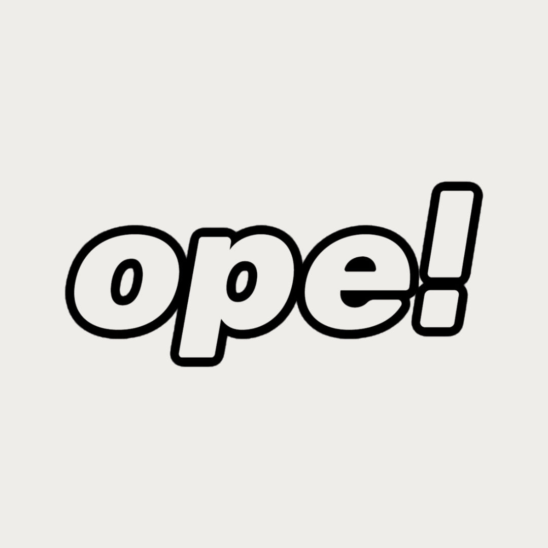 Ope! Bubble-free stickers