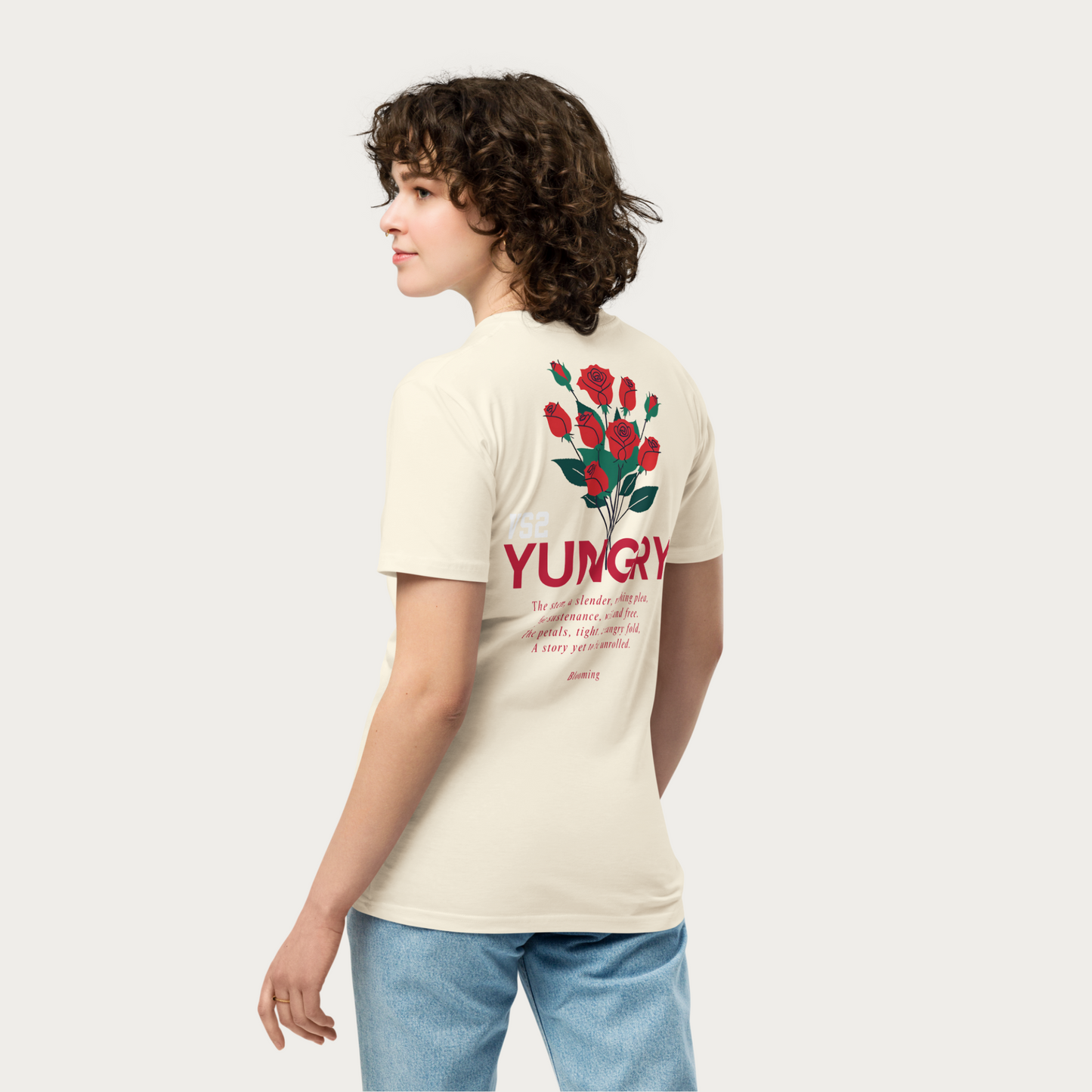 Budding Unisex premium t-shirt - Cream