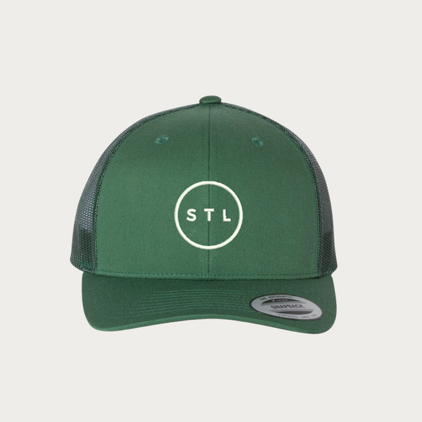 City Circle Puff Curved Bill Trucker