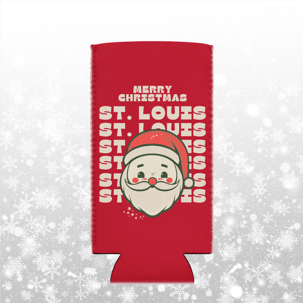 Merry Christmas St. Louis Koozie