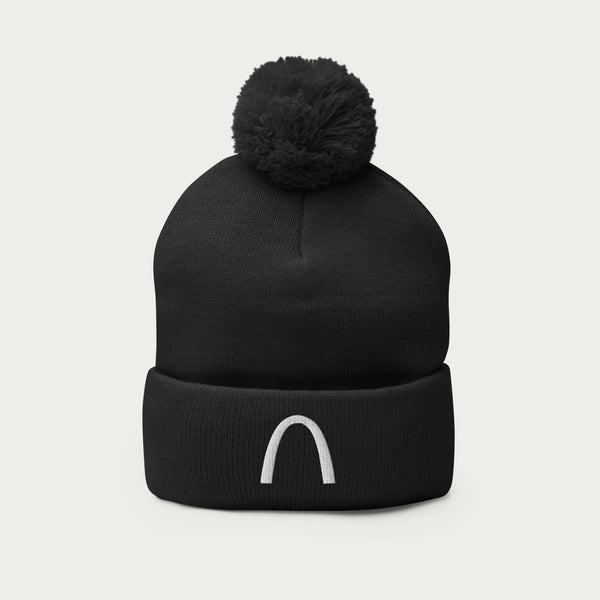 Arch Pom-Pom Beanie