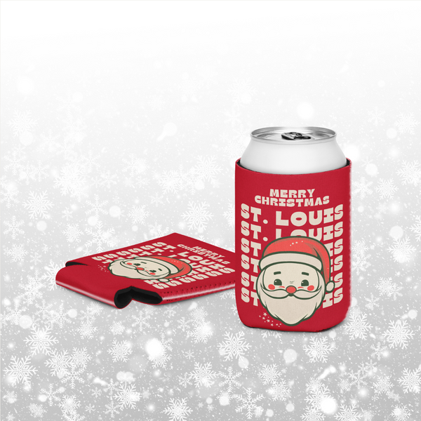 Merry Christmas St. Louis Koozie