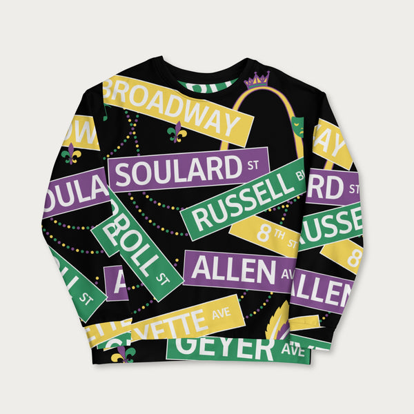 Soulard streets Unisex Sweatshirt - Black