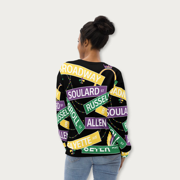 Soulard streets Unisex Sweatshirt - Black