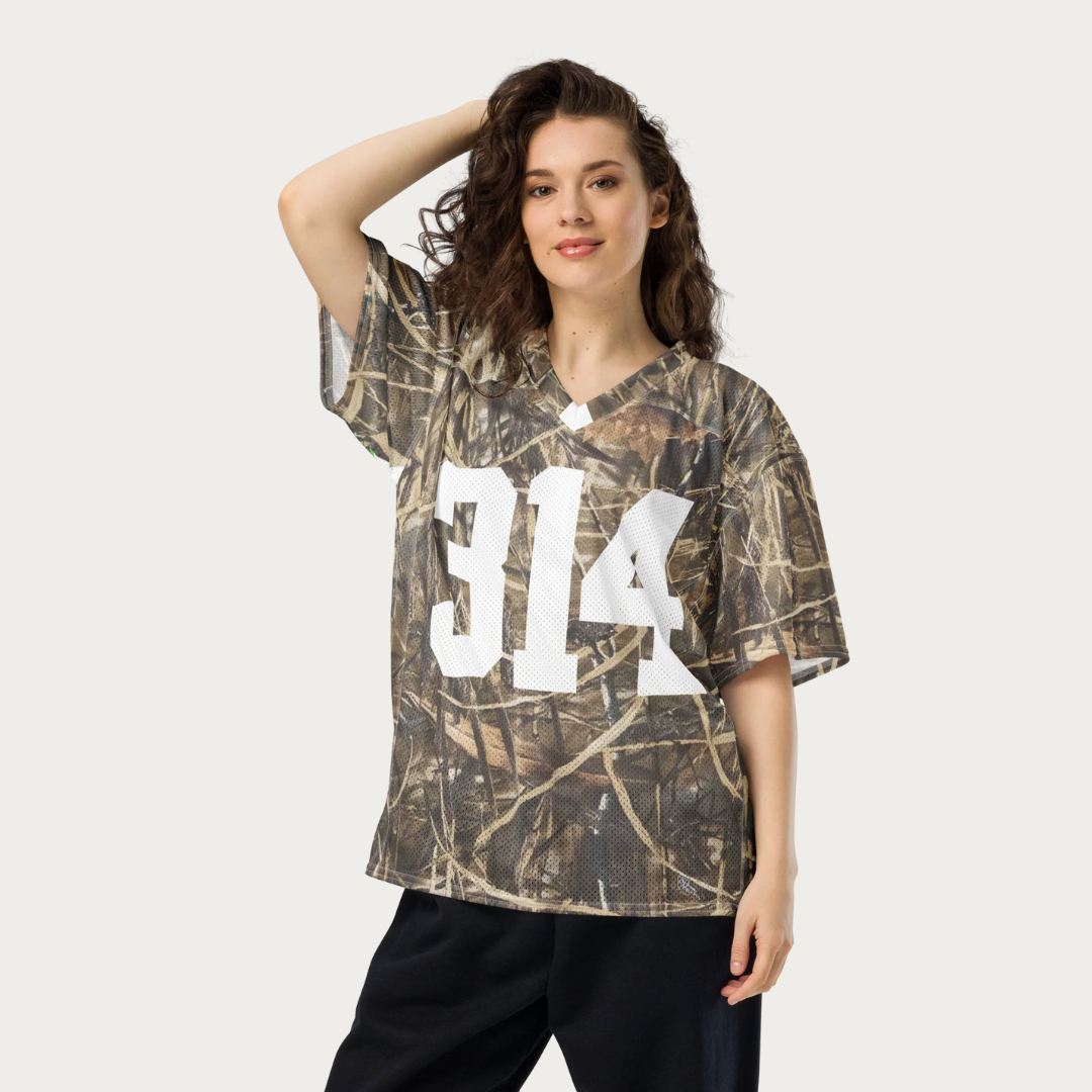 Camo 314 football jersey